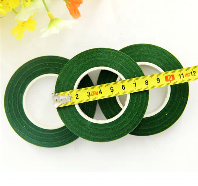 DIY Simulation flower Bouquet craft flower green paper tape Paper florist floral green stem wrap tape