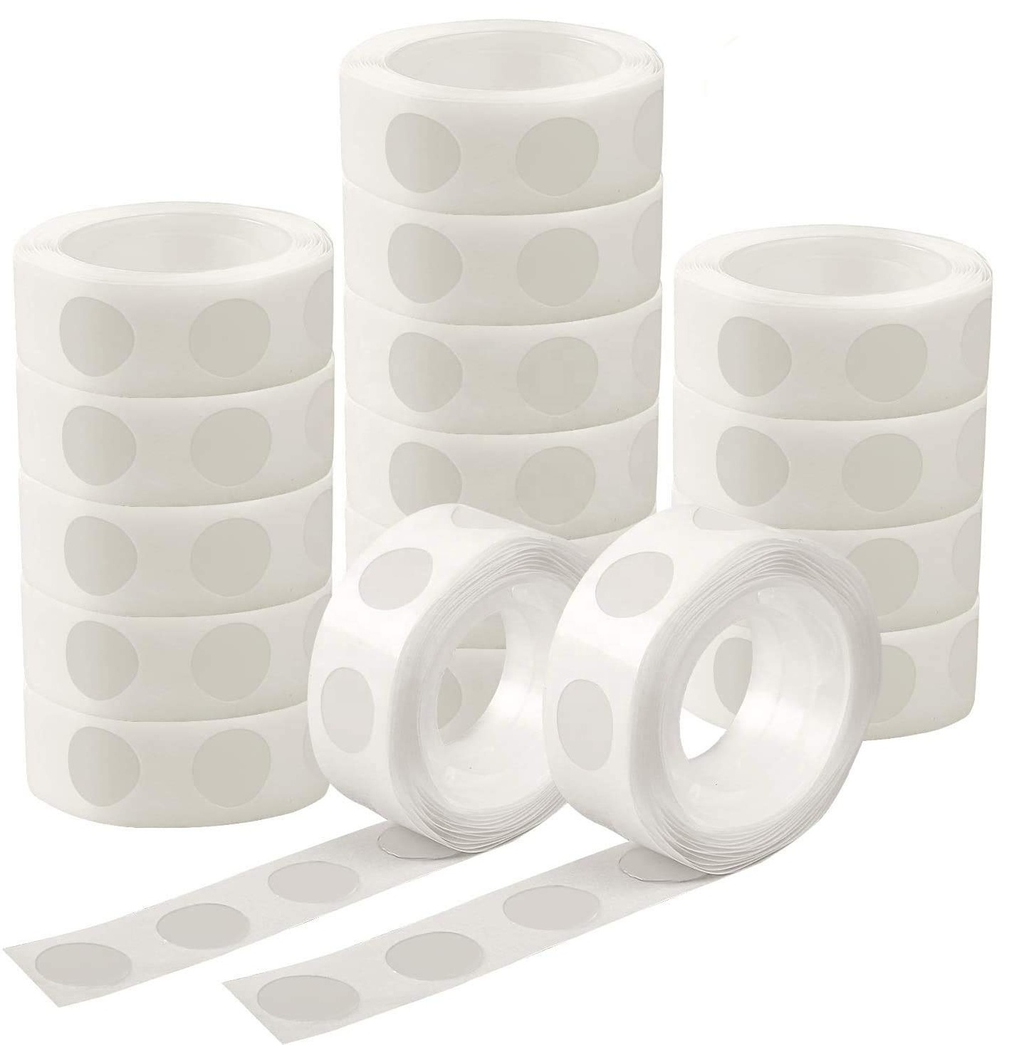 Point Dots Balloon Glue Removable Adhesive Point Tape, 15 Rolls Double Sided Dots Stickers for Craft Wedding Decoration