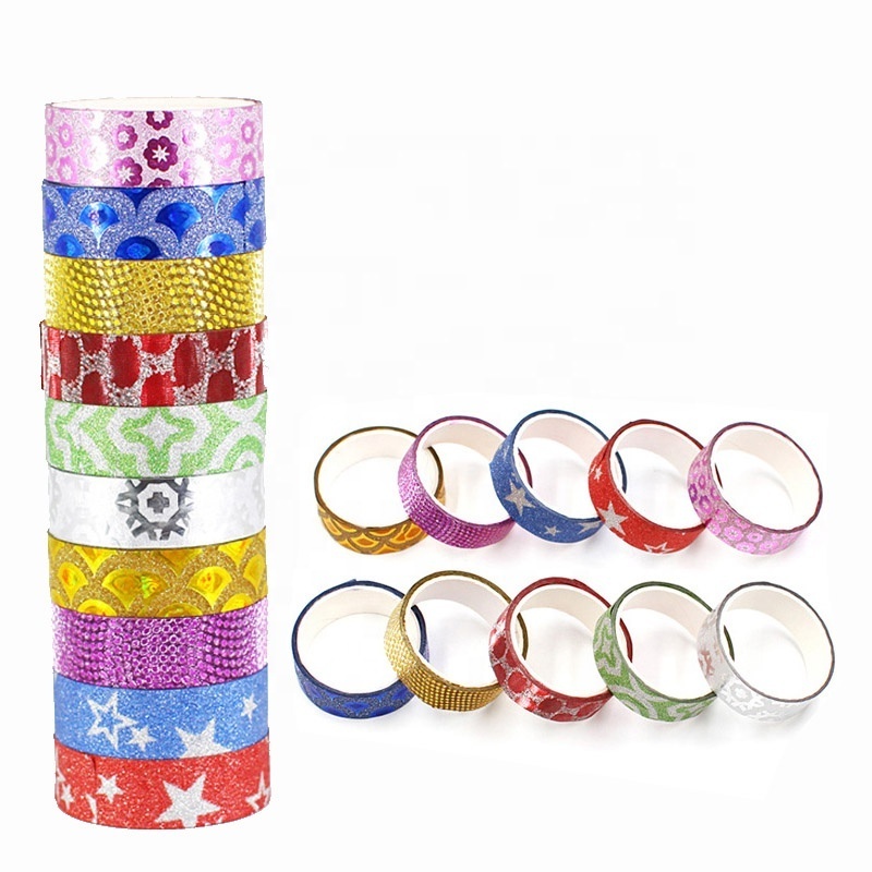 Customized OEM Printed Washi Tape Gilded Washi Tape Glitter Washi Tape Custom Printing