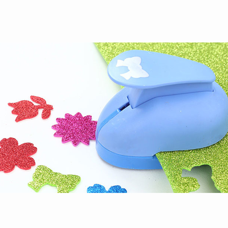 Manufacturer Custom kids kits DIY hole paper craft punch set paper bag hole puncher metal