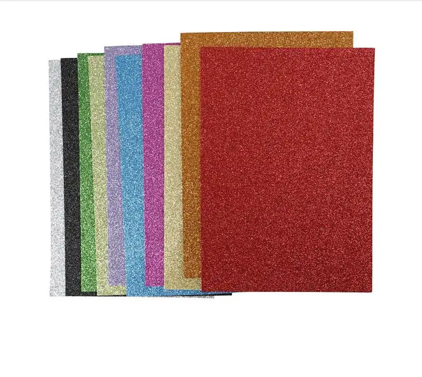 Customized Colorful High Density Shockproof Waterproof Normal EVA Glitter Foam Sheet Die Cut EVA Foam