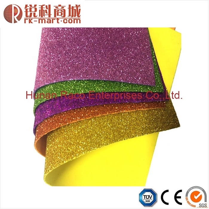 Raco glitter eva sheets glitter eva foam sheet shinny craft eva foam