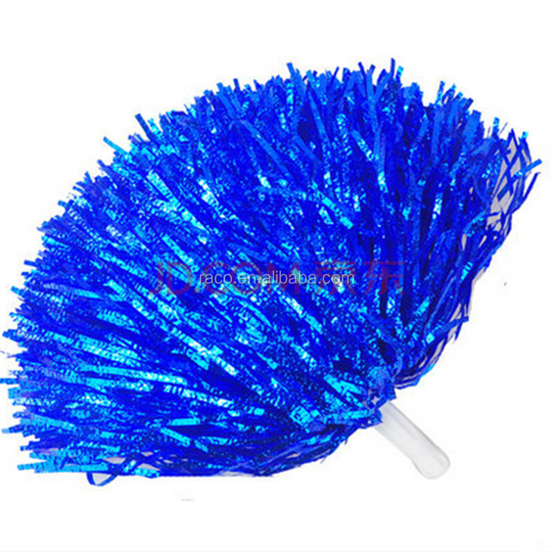 Cheerleaders metallic pet pompones pom poms