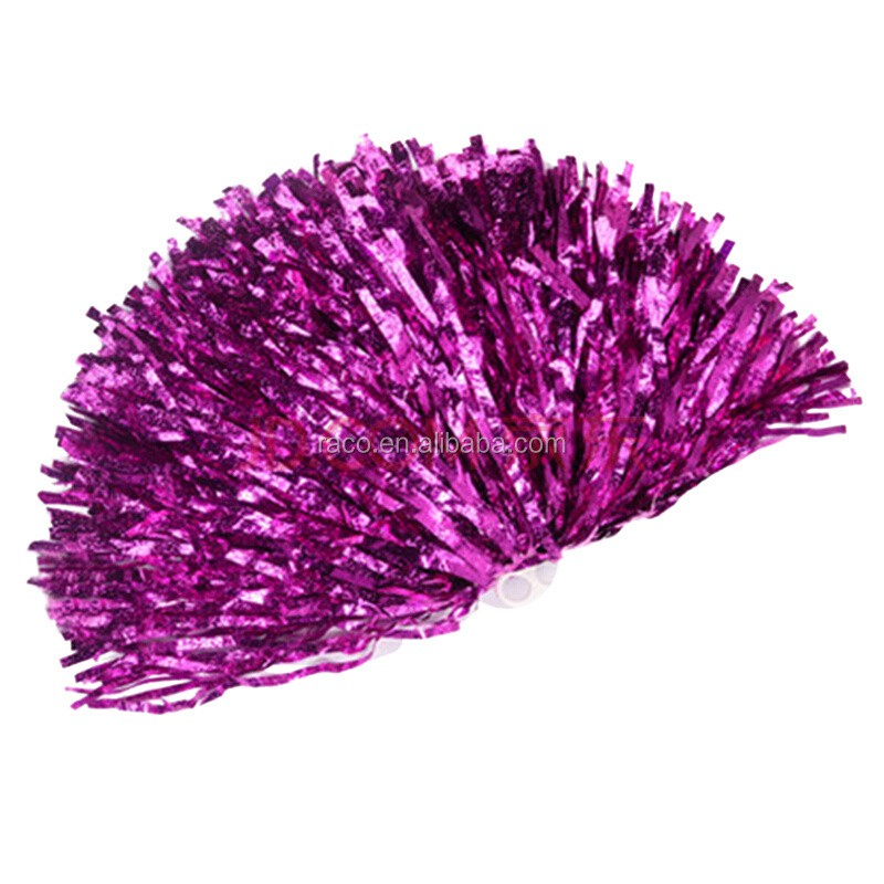 Cheerleaders metallic pet pompones pom poms