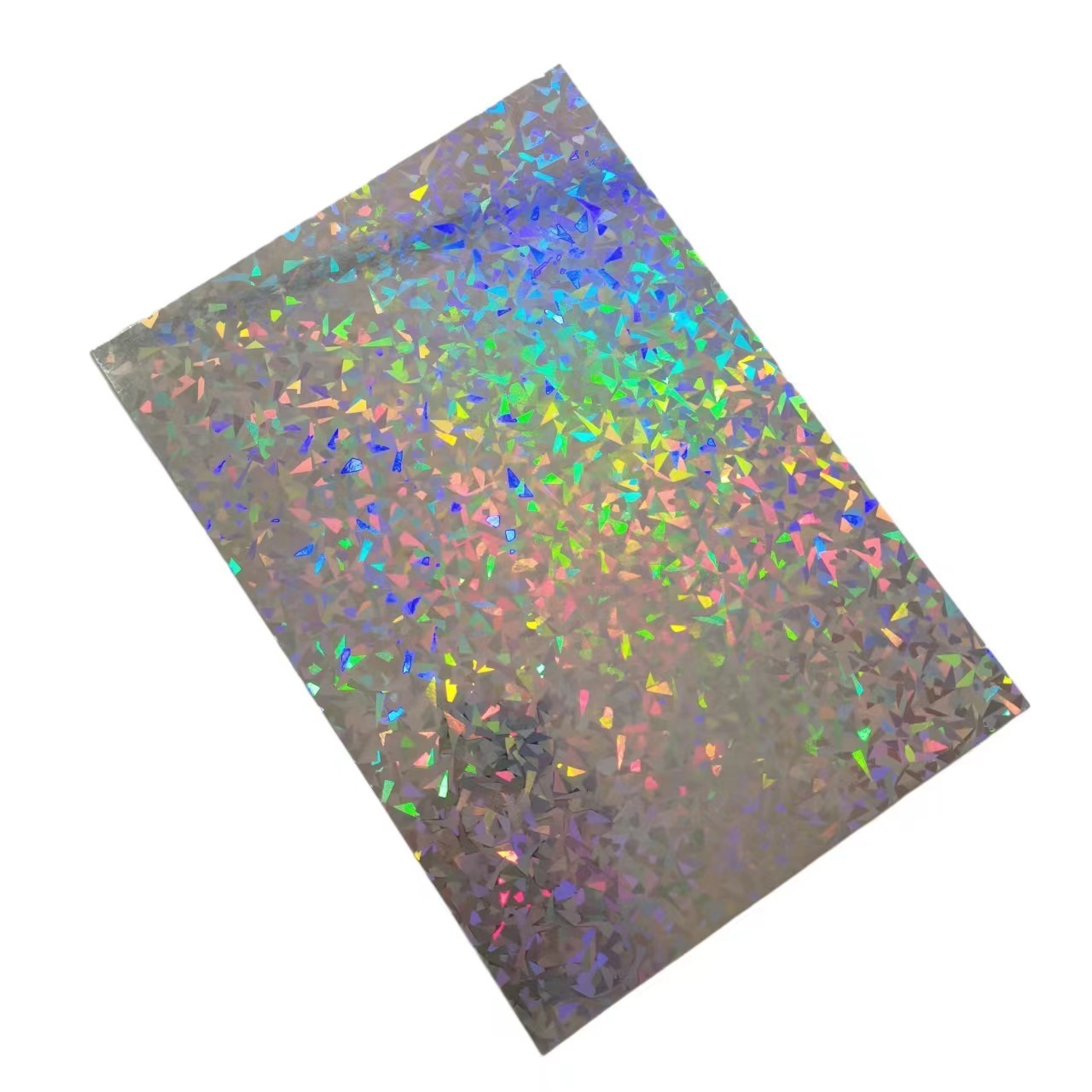 Iridescent Metallic Paper Holographic Mirror Cardstock Paper Package Decoration