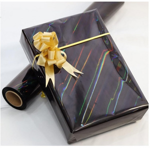 Soft BOPP Packing Material Holographic Laser Film Wrapping Plastic Gift Wrap Flower