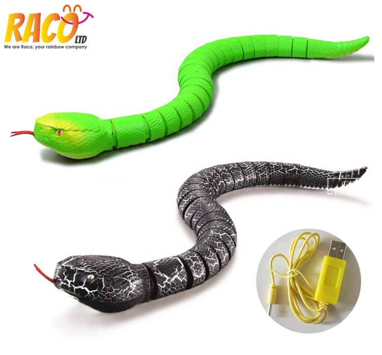 Attractive Remote Control Simulation Toys Joyfully Infared Radio Control Scaring Snake for Joke