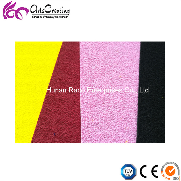 Raco wholesale Plush Eva Foamy super soft for Kids DIY and handcraft toy material plush EVA Foam sheet Craft Decoration