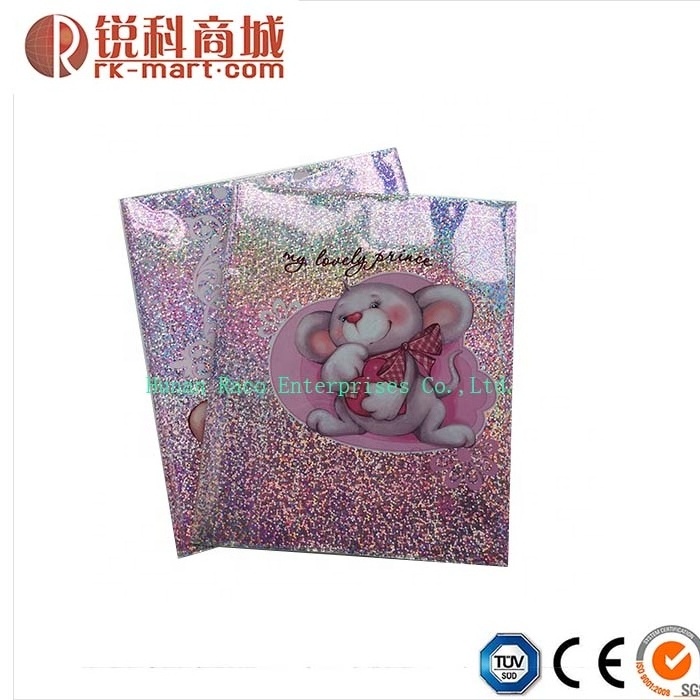 Raco Wholesale Book Cover Laser Plastic Cover Hologram Dustproof Bookcover