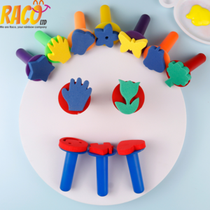 Wholesale Best Selling DIY Drawing Toys Mini Sponge Foam Painting Stamp for Children Early Learning