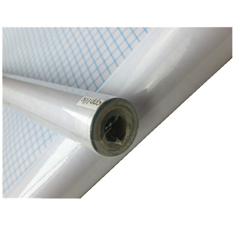 Factory wholesale high gloss clear self adhesive PVC film roll transparent self adhesive vinyl plastic film