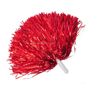 Cheerleaders metallic pet pompones pom poms