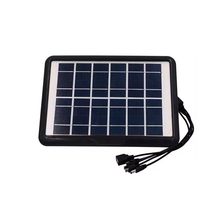 Mini Solar Panel Waterproof 5V 6V 1.5W 3.8W Camping Mobile Phone Charging 18V Fast Charging 12W 18V Solar Panel USB Cable