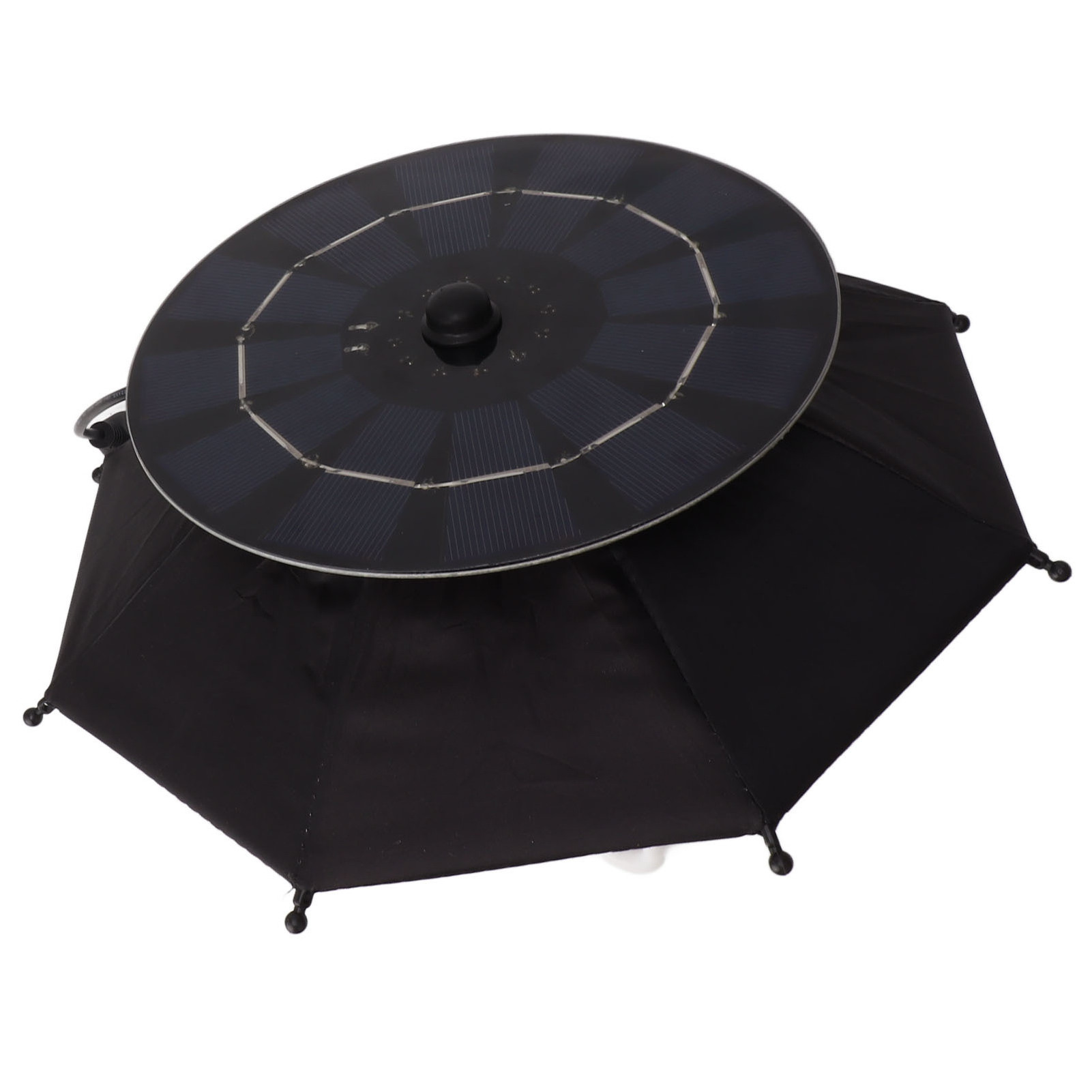 China Factory Price Solar Power Umbrella New Product USB Solar Umbrella Mini Cell Phone Sunshade with Small Solar Panel