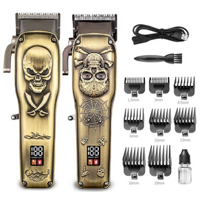 Retro Whole Metal Professional  Mens Hair Clippers Electric hair clipper blade sharpening machine