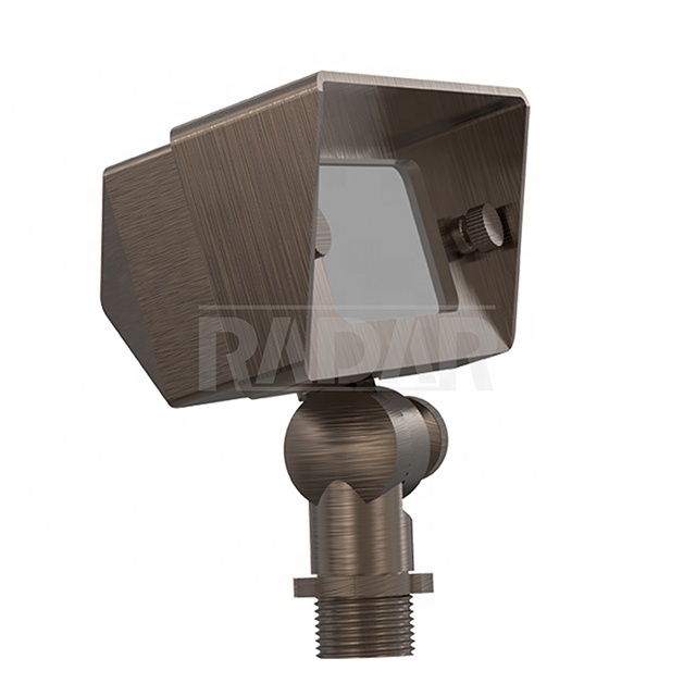 square wall flashing lighting Brass replaceable lamp body for Outdoor floor decor IP65 High quality mall market illumination