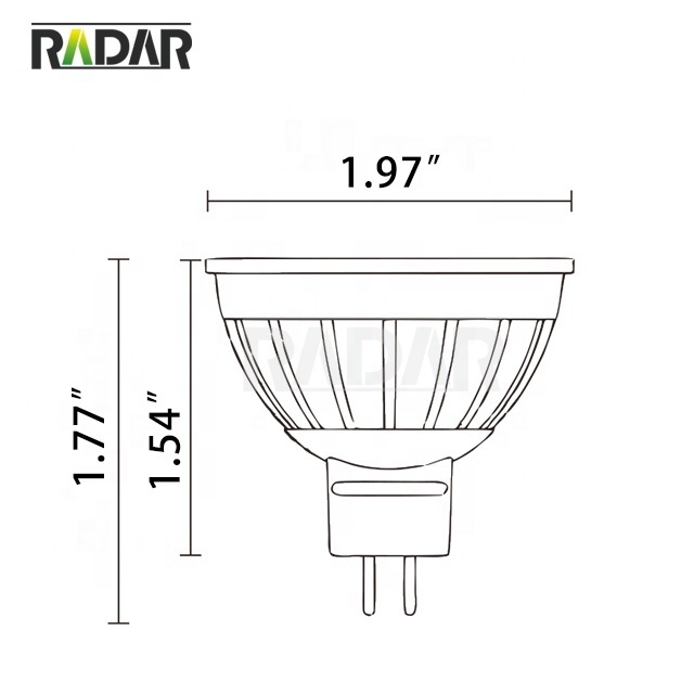 MR16 (GU 5.3 Base) LED fans Light Bulb 12V 3W ,50,000 Hour Lifetime 3000K Warm color exterior ceramic mr16 led bulb tuya