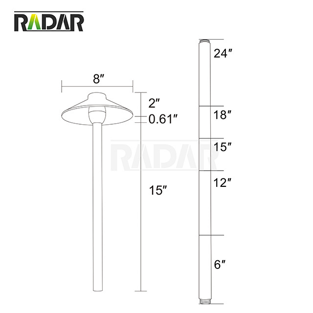 Low voltage 12V replaceable LED G4 antique bronze finish waterproof brass landscape light path light garden light