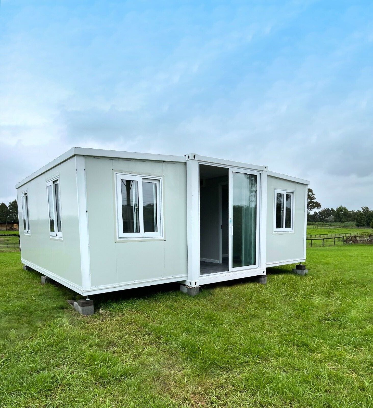 Convenient Installation Puerto Rico 40ft Expandable Container Prefabricated House Villas Tiny Homes Ready To Ship Vill