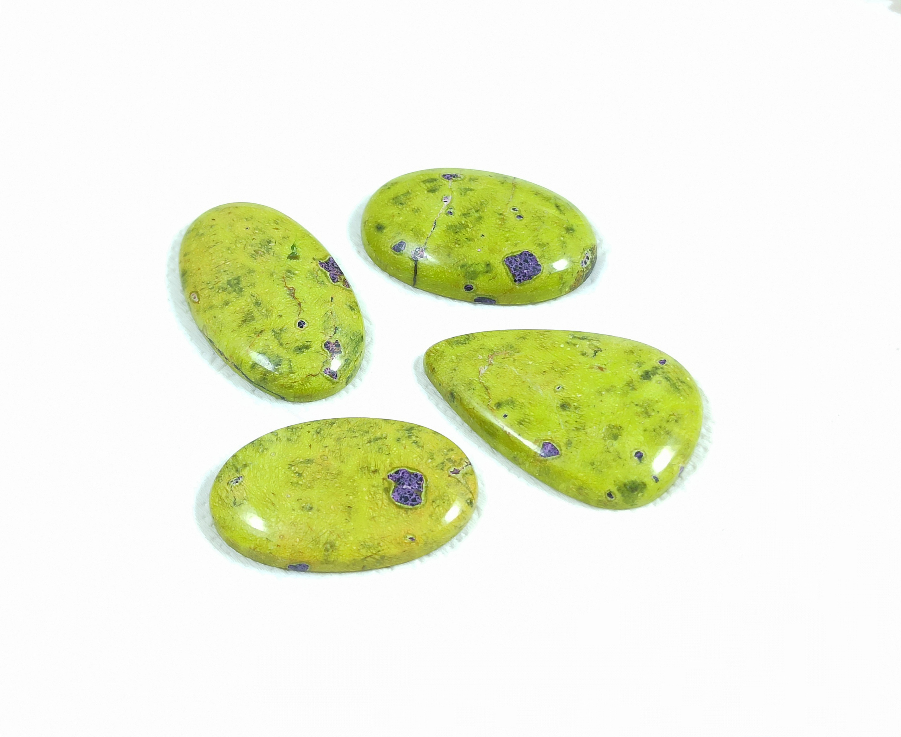 Natural Purple Green Atlantisite Cabochon Loose Gemstone Mix Shape Atlantisite Gemstone Atlantisite Cabochon