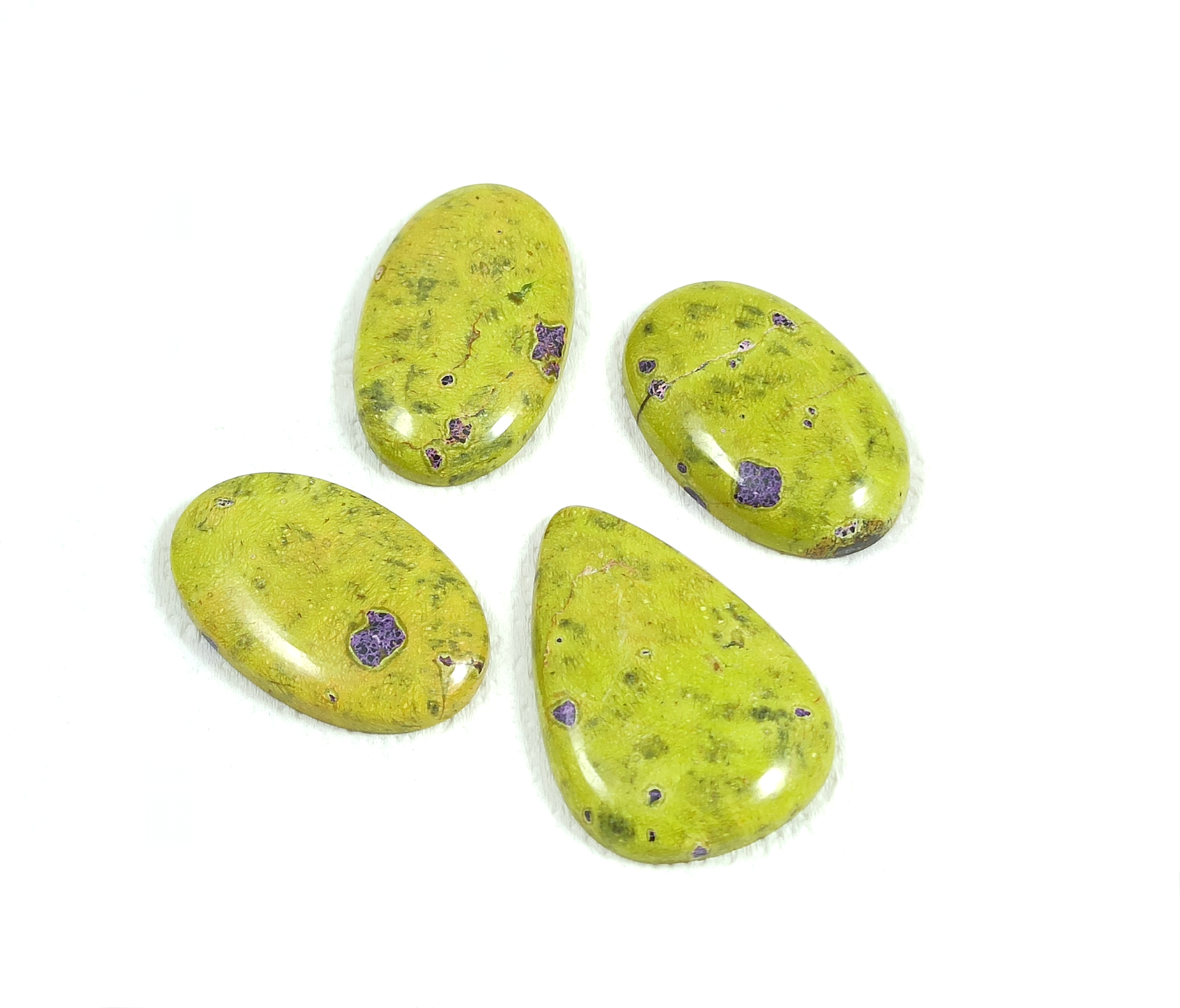 Natural Purple Green Atlantisite Cabochon Loose Gemstone Mix Shape Atlantisite Gemstone Atlantisite Cabochon