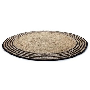 Indian Handmade Natural Jute Round Rug Yoga Mat Bohemian Doormat Turkish Living Room Rug from Indian Exporter