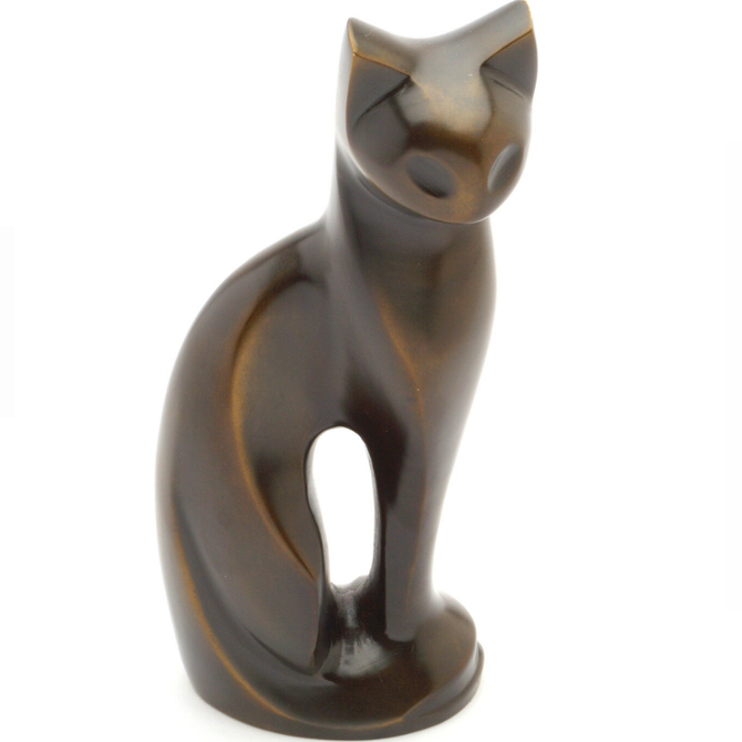 Stanley Cat Cremation Ashes Pet Urn Bronze at best quality Hot trending  cremation