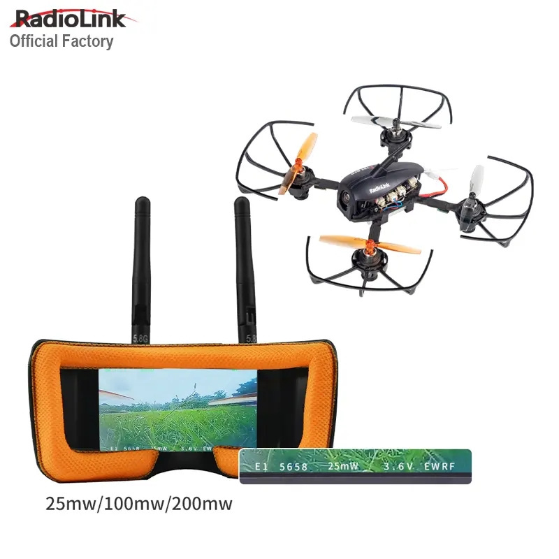 RadioLink Factory F121 Pro Eneopterinae with OSD Camera/Video Four Flight Modes Micro Brushed FPV Racing Flight with FPV Drone