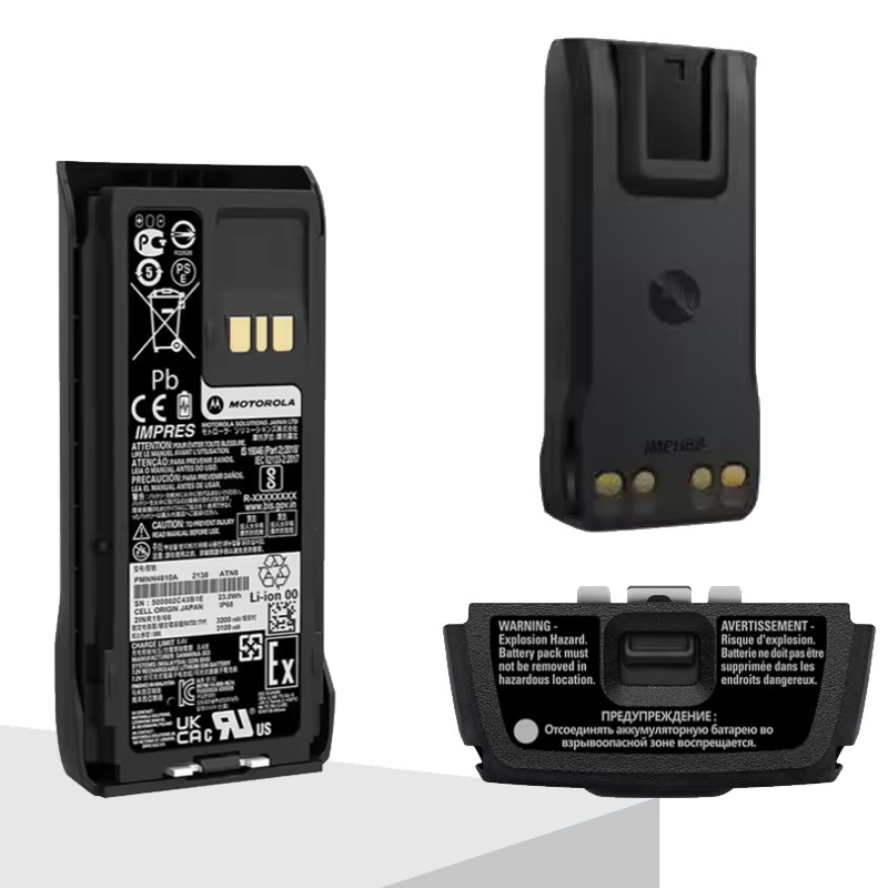 Motorola PMNN4810 Motorola r7 walkie talkie R7A IMPRES Battery PMNN4810 original IMPRES 3200mAh Li-Ion TIA4950 IP68