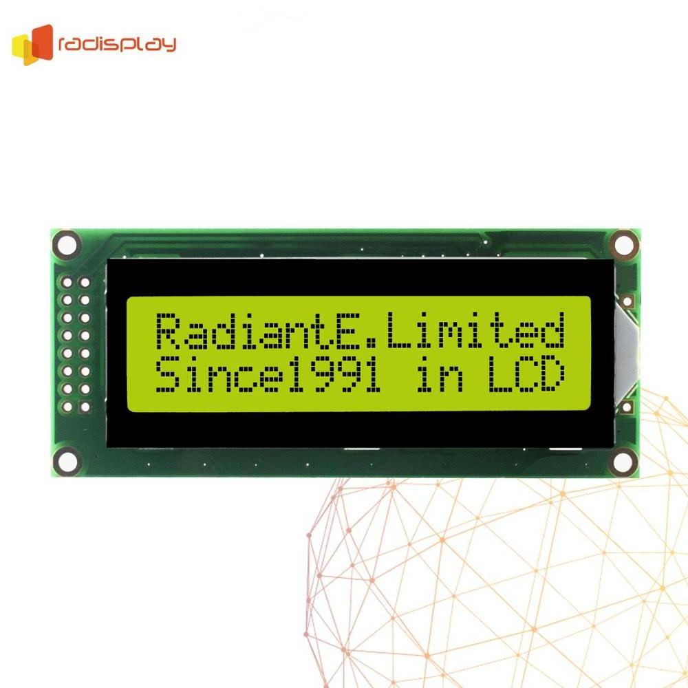 16X2 Yellow-Green Blue Characters Lcd Display1602 Module