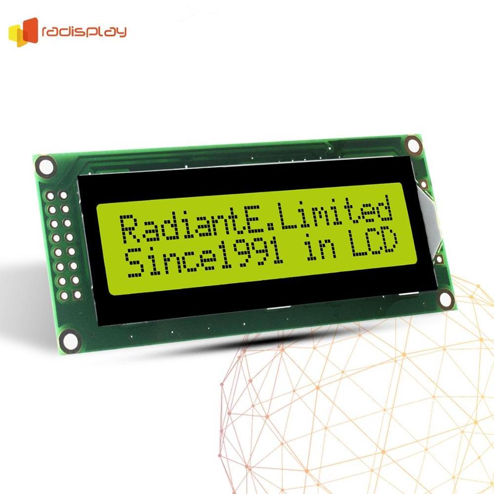 16X2 Yellow-Green Blue Characters Lcd Display1602 Module