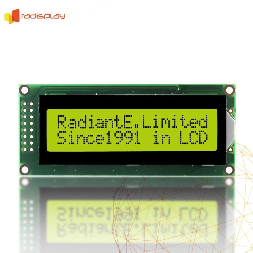 16X2 Yellow-Green Blue Characters Lcd Display1602 Module