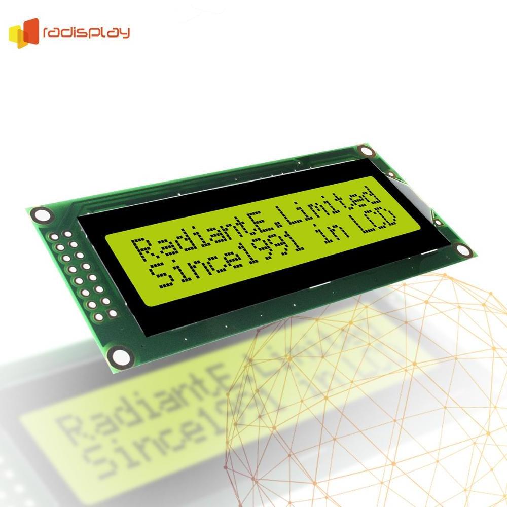 16X2 Yellow-Green Blue Characters Lcd Display1602 Module