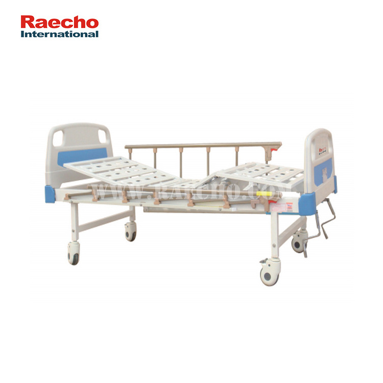 Cheap Price  Manual Two Crank Hospital Bed with Good Quality