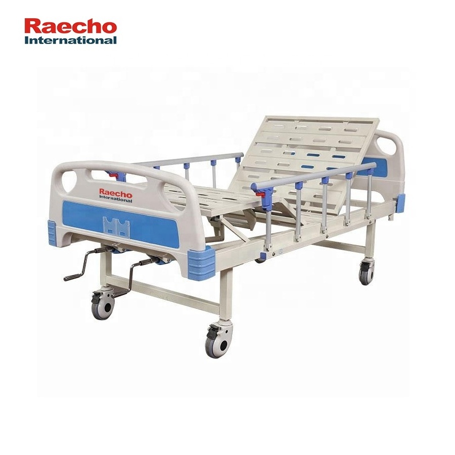 Cheap Price  Manual Two Crank Hospital Bed with Good Quality