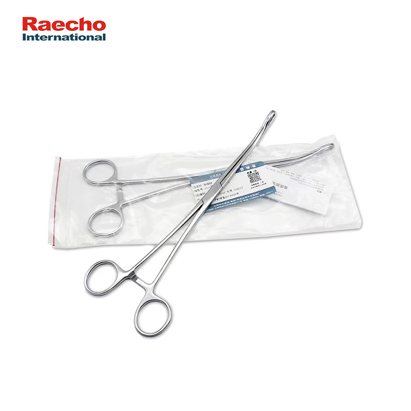 Hospital Sponge Holding Forceps Surgical Instrument Stainless Steel