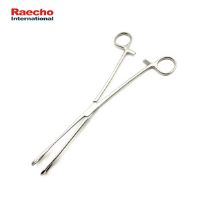 Hospital Sponge Holding Forceps Surgical Instrument Stainless Steel