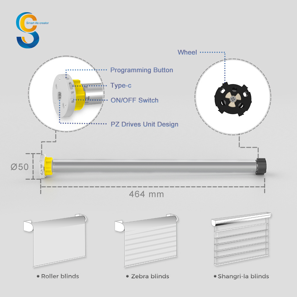 Wifi Chain Conveyor Idler Up Garage Wand Motorized Shades 27mm Blinds Bead Kit DC Door Dc 12v Cortinas Roller Con Motor