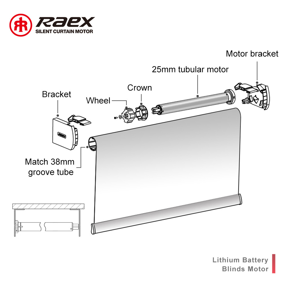 Roller Shutter Awnings Mosel Tubular Motor Dm45r ,motor Tubular 70mm Motor Accessories