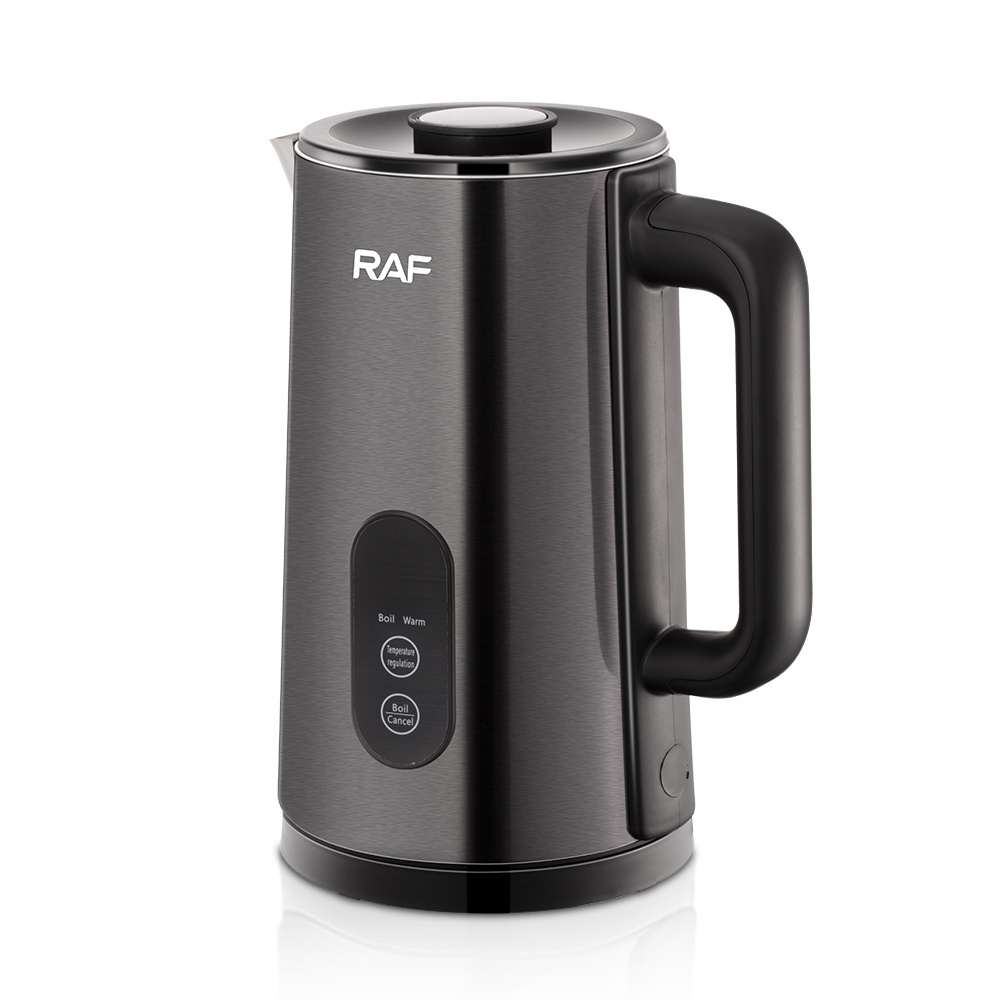 RAF Rapid Boiling Double Wall 3L Stainless Steel Water Boiler Keep Warm Function Electric Kettle With Digital Display