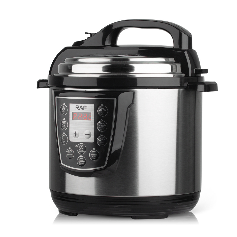 Raf Brand 1000w 6L Stainless Steel multifunction Rice Electric Pressure Cookers