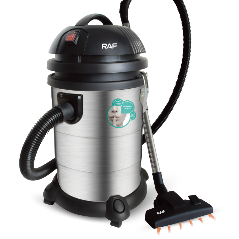 Raf Brand Wet And Dry High Power Large Capacity 30L dust Bagless Carpet Commercial Canister Vacuum Cleaner