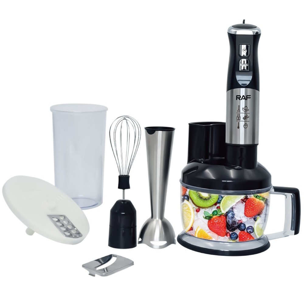 RAF Classic 6 in 1Household Appliances Food Processor Hand Mixer Immersion Fruit Blender Cooking Hand Blender