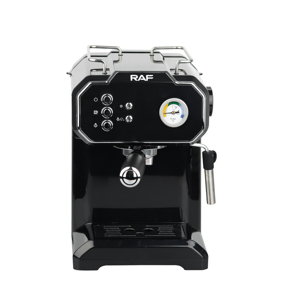 RAF Twin Brewing Cycle Coffee Brewing Machine Automatic Commercial Smart Espresso Machine Coffee Makers With Milk Frother Wand