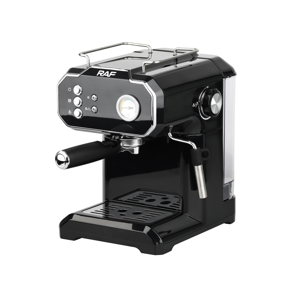 RAF Twin Brewing Cycle Coffee Brewing Machine Automatic Commercial Smart Espresso Machine Coffee Makers With Milk Frother Wand