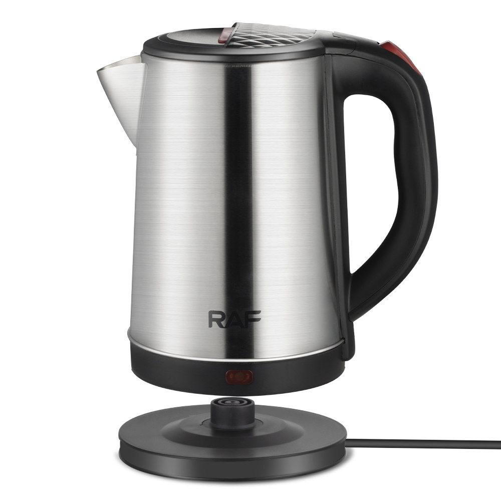 Raf Brand High Capacity 1500W Portable kitchen appliance 2.5L design cordless stainless steel electric thermos kettle