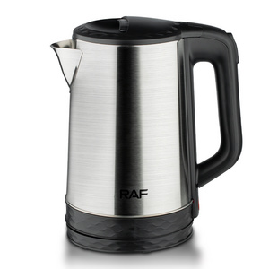 RAF Hot Sale Electric Kettle 2.3L Stainless Steel Interior BPA Free Fast Boil Water Cheap Price Auto Shut-Off