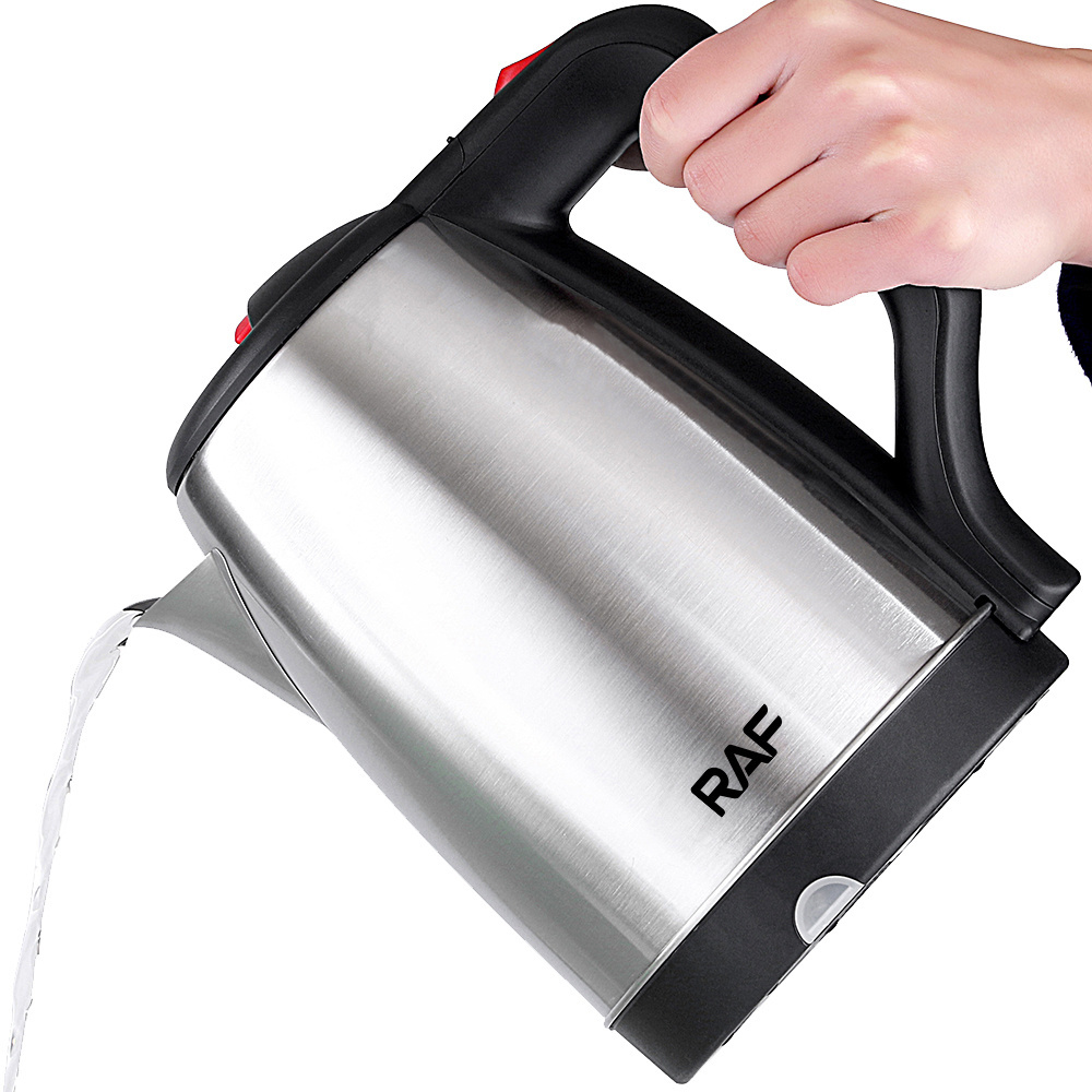 2L Stainless Steel Electric Tea Kettle Hot Water Boiler Strong Fast Boiling Cordless Pot With Boil Dry Protection