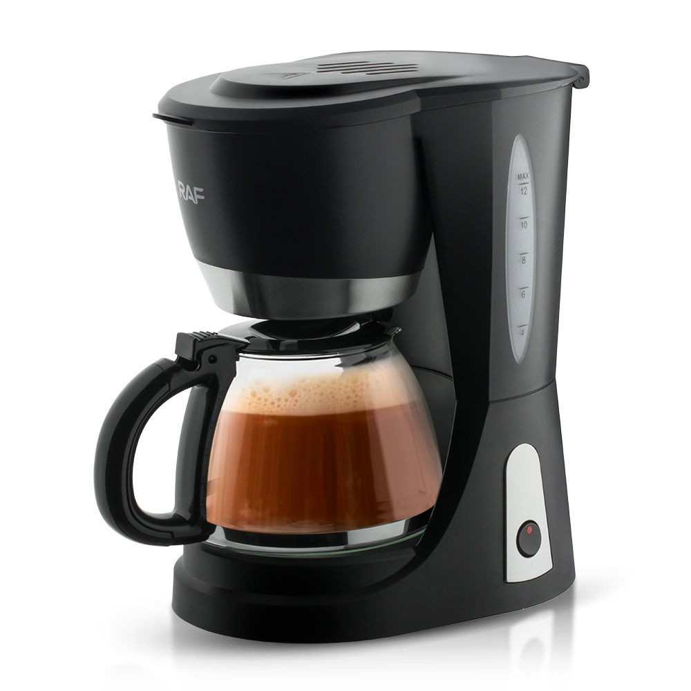 RAF New Design Small Coffee Maker Anti-drip 830w Easy to Clean Espresso Automatic Coffee Maker