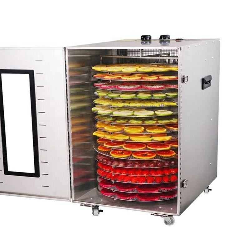 industrial food dehydrator fruit dryer machine/deshidratador food dehydrator/16 trays food grade food fruit drying machine price